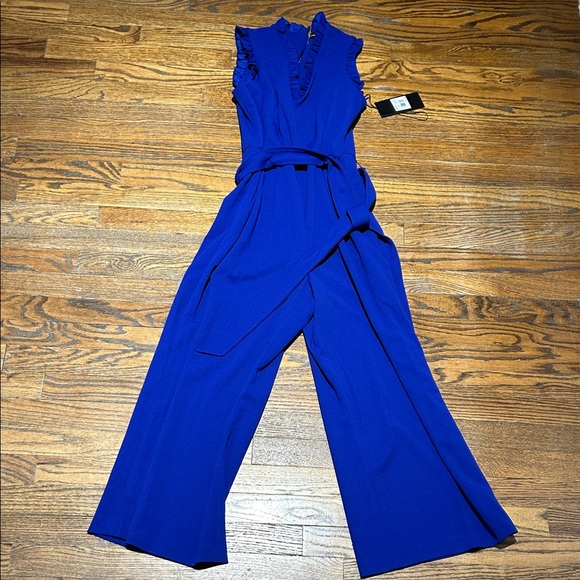 Andrew Marc Pants - Andrew Marc Royal Blue Jumpsuit